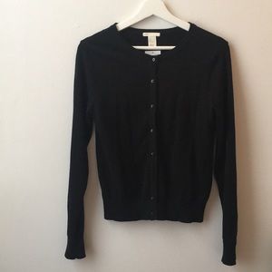Black cardigan
